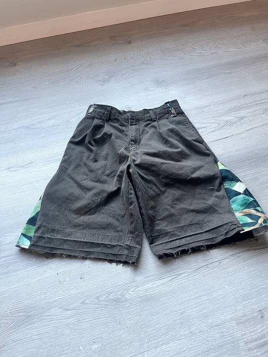 FLORISTICAL pleated shorts