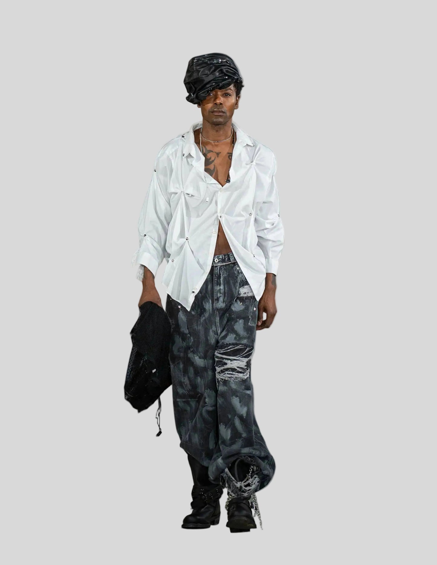 IRIS WAXED DENIM