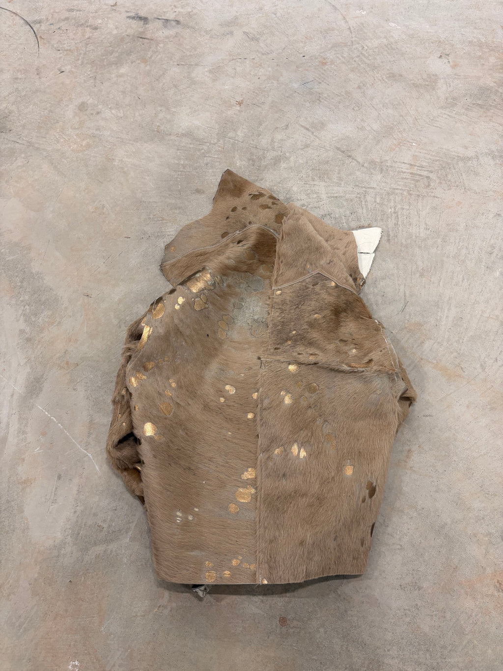 Gold foil boulder jacket