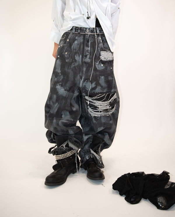 IRIS WAXED DENIM