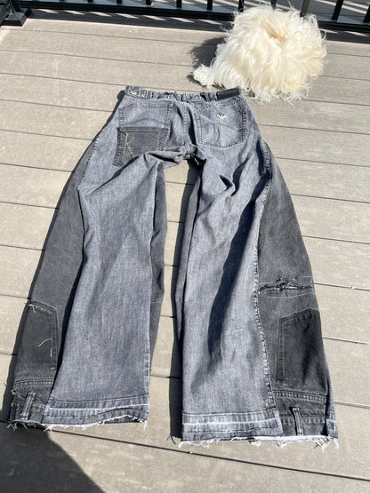 2 tone denim