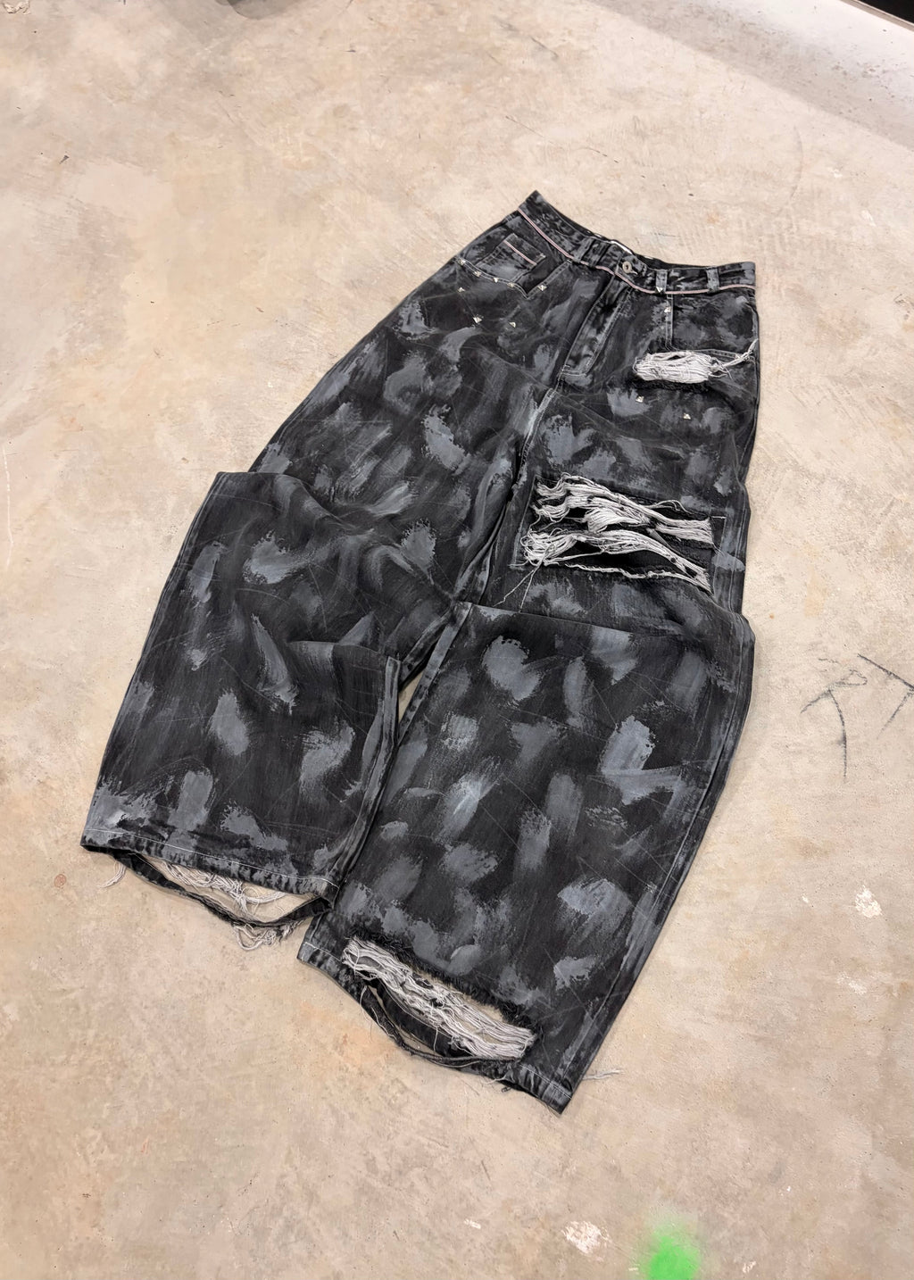 IRIS WAXED DENIM