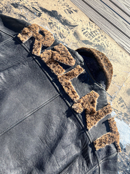 Leopard spellout bomber